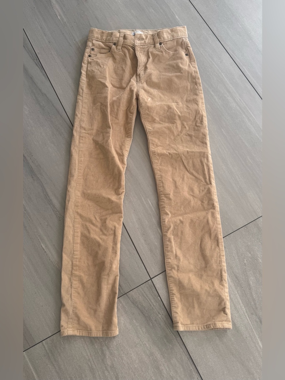 J-Crew Kid’s Casual Corduroy Pants in Tan